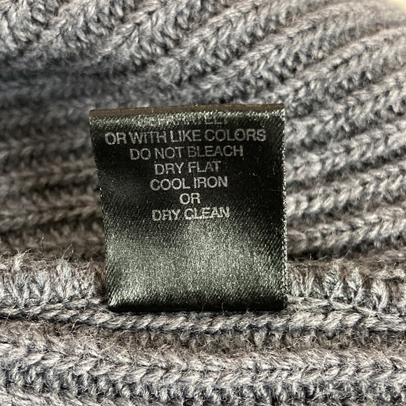 Berretti Gray Wool Blend Cowl Neck Tunic - Picture 8 of 10